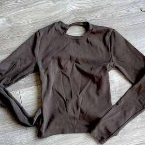 Backless Zara top- brown